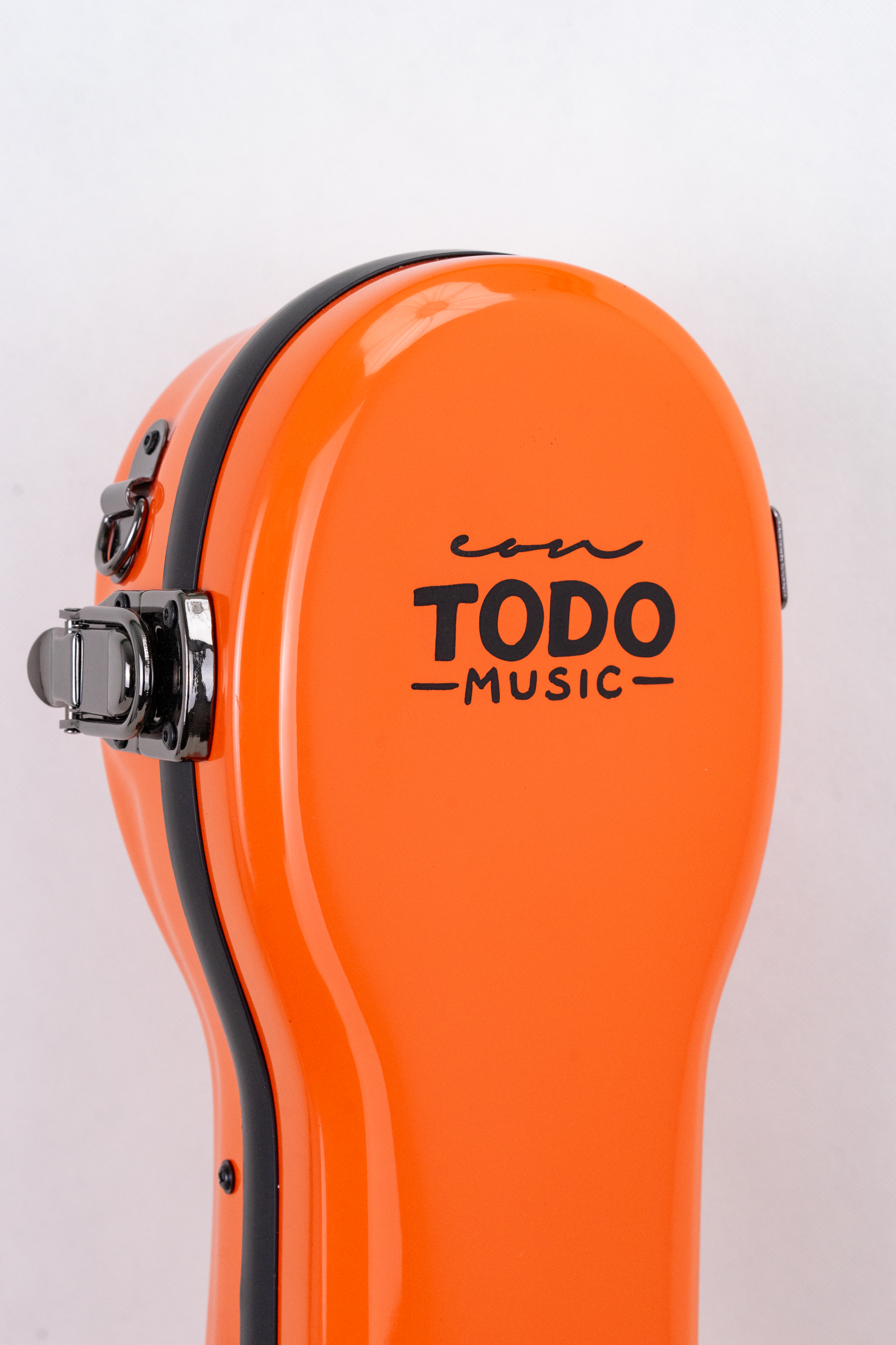 Premium Fiberglas Baritone Ukulele-Koffer Orange